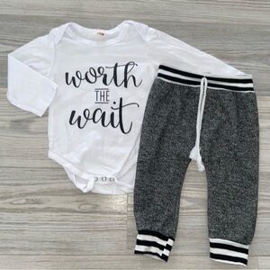 Baby Boys 2-Piece Outfit – 9–12 Months (Size 80)